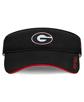 Nike Men's and Women's Black Georgia Bulldogs 2025 Dugout Softball Ace Performance Adjustable Visor Hat