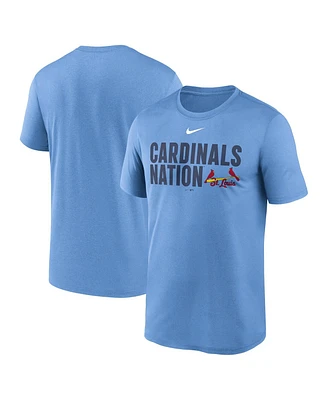 Nike Men's Light Blue St. Louis Cardinals Local Legend Performance T-Shirt