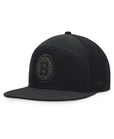 Fanatics Men's Black Boston Bruins Front Office Adjustable Hat