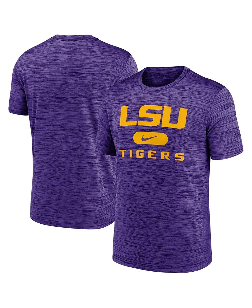 Nike Men's Purple Lsu Tigers Velocity Mascot Performance T-Shirt