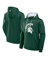 Fanatics Men's Green Michigan State Spartans Defender Dot Faded Primary Pullover Hoodie