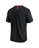 Fanatics Men's Black Nebraska Huskers Defender Fade Slant T-Shirt