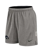 Nike Men's Black/Heather Gray Iowa Hawkeyes Player Reversible Shorts