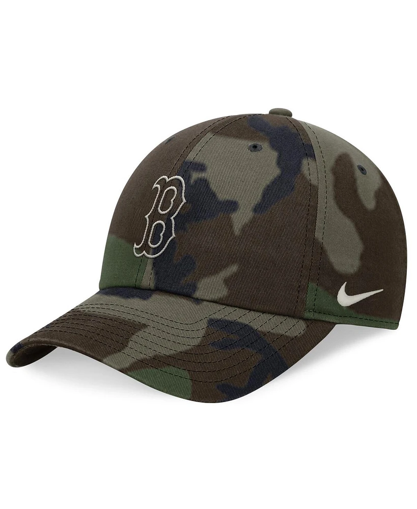 Nike Men's Camo Boston Red Sox Club Adjustable Hat