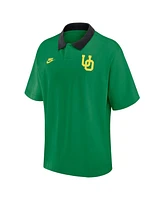 Nike Men's Green Oregon Ducks Legacy Jersey Club Oversized Fit Polo Shirt