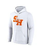 Fanatics Men's White Sam Houston State Bearkats Primary Logo Pullover Hoodie