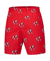 Columbia Men's Red Georgia Bulldogs Pfg Back Cast Iii Omni-Shade Shorts