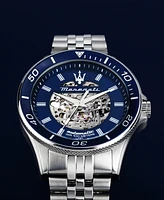 Maserati Men's Automatic Stainless-Steel Watch, 44mm