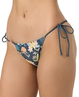 O'Neill Juniors' Loindaflow Maracas Floral Side-Tie Bikini Bottoms