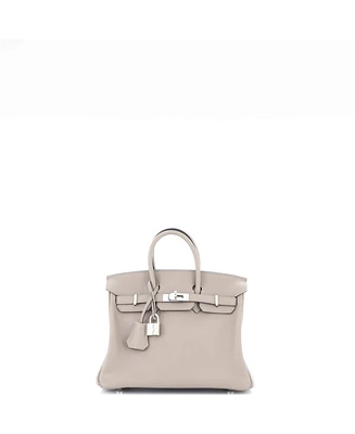 Pre-Owned Hermes Birkin Handbag Swift with Palladium Hardware