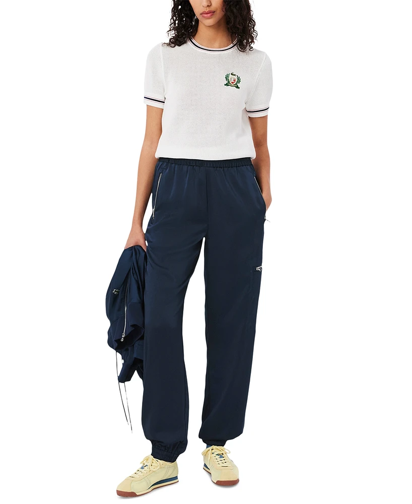 Lacoste Usa Women's Drawstring-Waist Jogger Sweatpants