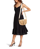 Anne Klein Saddle Convertible Strap Small Crossbody Bag