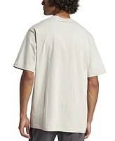 adidas Men's Essentials Regular-Fit Linear Logo Graphic T-Shirt