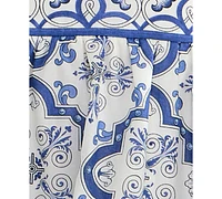 Trixxi Juniors' Cotton Santorini Tie-Strap Smock-Back Mini Dress