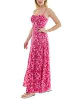 Juniors' Sleeveless Cutout-Back Maxi Dress, Created for Macy's