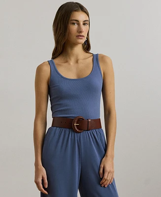 Lauren Ralph Women's Stretch Cotton Tank Top