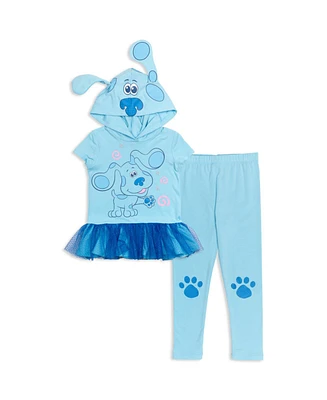 Blue's Clues & You! Cosplay Costume T-Shirt Dress Leggings