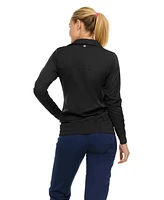 Medichic Women's Scrub Jackets for Woman, Zip Front Nurse Jacket, 4-Way Stretch Fabric Warm Up Coat Wine X Large