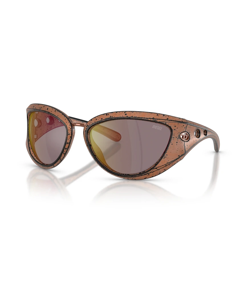 Diesel Unisex Large Sunglasses, DL3007U