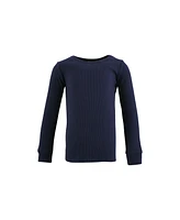 Hudson Baby Baby Boys Hudson Thermal Long Underwear 2pc Set, Navy, 18-24 Months