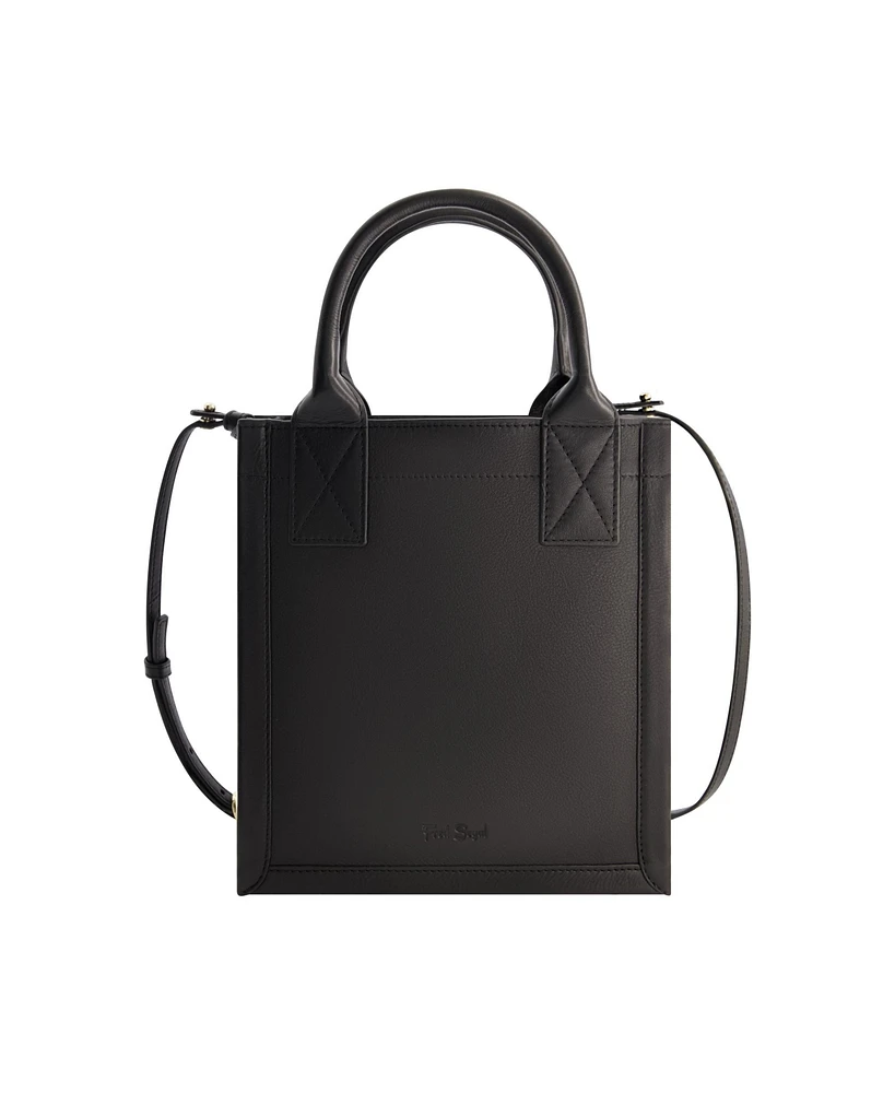 Fred Segal Small Smooth Leather Vertical Tote