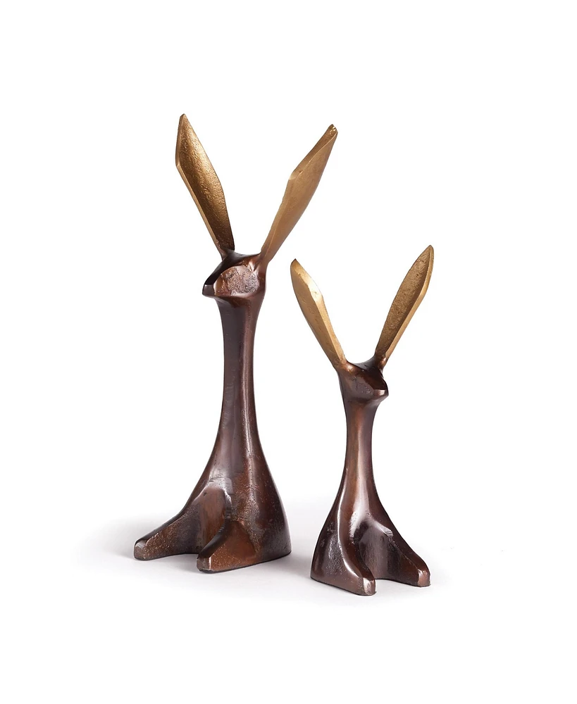 Jackrabbits, Set Of 2