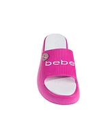 Bebe Little and Big Girls Trendy Comfortable Summer Platform Slides