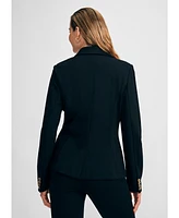 Isaac Mizrahi Women's Single Breasted Blazer