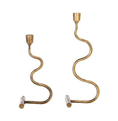 Zobi Candlestick Set Of 2