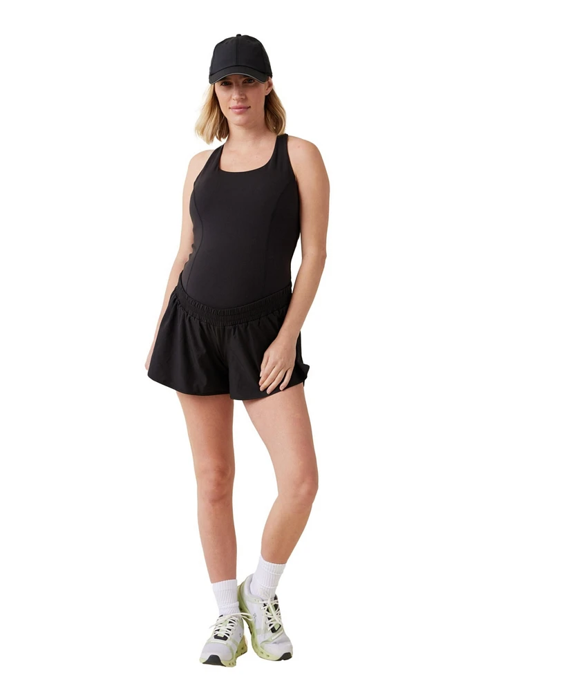 Ingrid + Isabel Maternity Active Tennis Dress Black