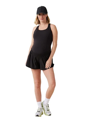 Ingrid + Isabel Maternity Active Tennis Dress Black