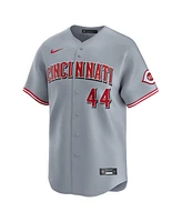 Nike Men's Elly De La Cruz Gray Cincinnati Reds Road Limited Player Jersey
