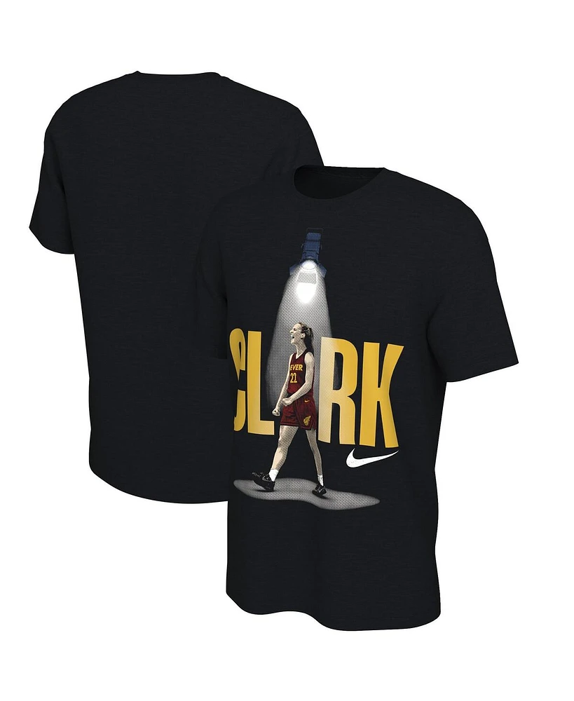 Nike Men's and Women's Caitlin Clark Black Indiana Fever Wnba Summit Player T-Shirt