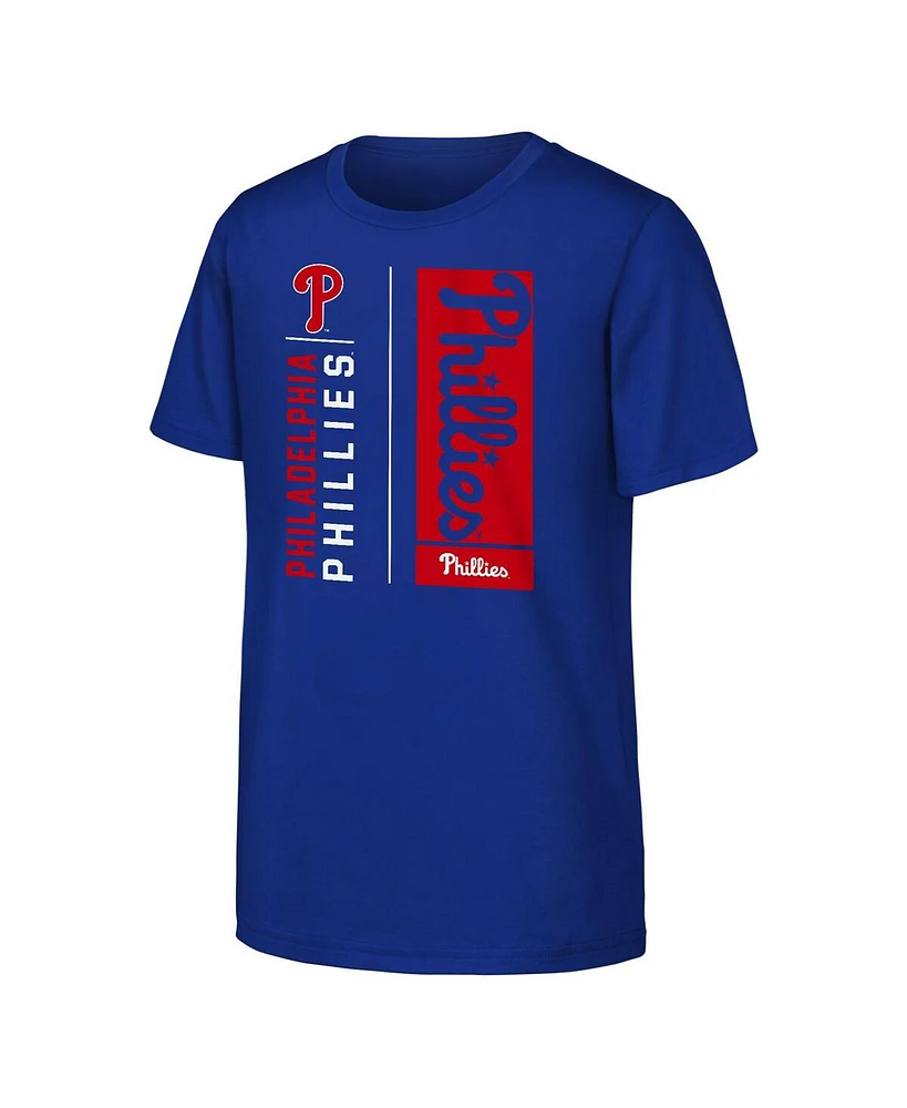 Outerstuff Big Boys and Girls Royal Philadelphia Phillies The Mvp T-Shirt