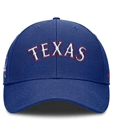 Nike Men's Royal Texas Rangers Rise Gaberdine Adjustable Hat