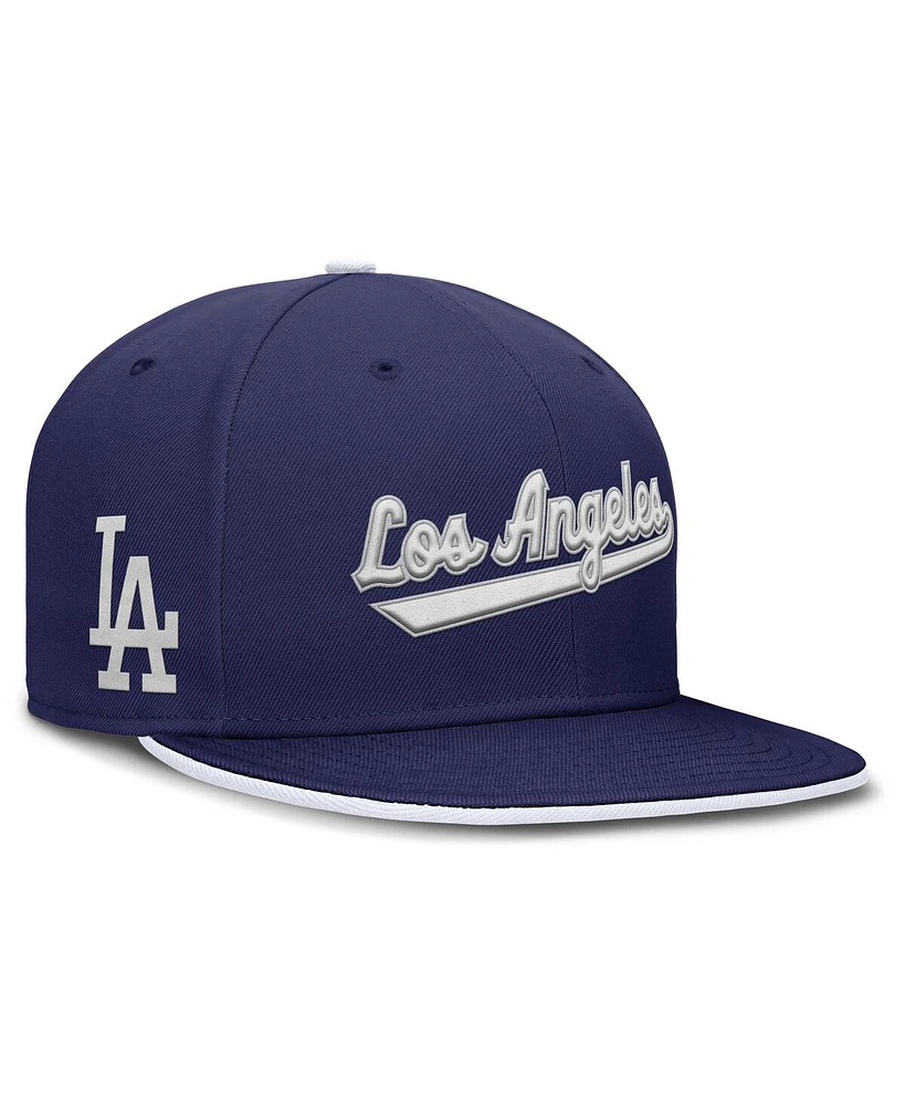 Nike Men's Royal Los Angeles Dodgers True Performance Fitted Hat