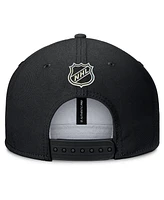 Fanatics Men's Black Toronto Maple Leaf's Authentic Pro Alternate Jersey Snapback Hat