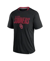 Fanatics Men's Black Oklahoma Sooners Defender Fade Slant T-Shirt