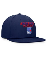 Fanatics Men's Navy New York Rangers Authentic Pro Prime Snapback Hat