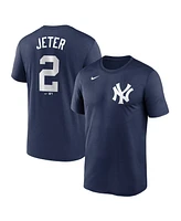 Nike Men's Derek Jeter Navy New York Yankees Legend Name Number Performance T-Shirt