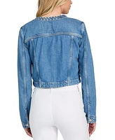 Guess Women's Juliana Braided Denim Jacket