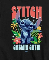 Hybrid Big Boys Lilo Stitch Live Action Cosmic Cutie Graphic T-Shirt