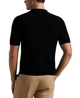 Perry Ellis Men's Johnny Collar Stripe Polo Shirt