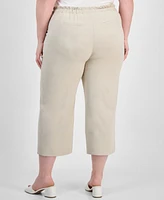 Liverpool Los Angeles Trendy Plus Cropped Pull-On Pants