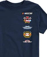 Hybrid Big Boys Nascar Racing Logos Graphic T-Shirt