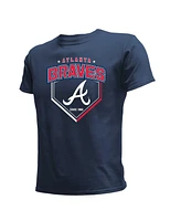 Stitches Big Boys and Girls Atlanta Braves T-Shirt 3-Pack