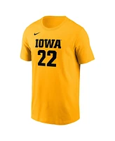 Nike Men's and Women's Caitlin Clark Gold Iowa Hawkeyes Retired Player Name Number T-Shirt