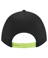 New Era Men's Black Columbus Crew 2025 Jersey Hook 9FORTY M-Crown Adjustable Hat