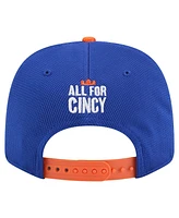New Era Men's Blue/Orange Fc Cincinnati 2025 Jersey Hook 9SEVENTY Stretch-Snap Hat