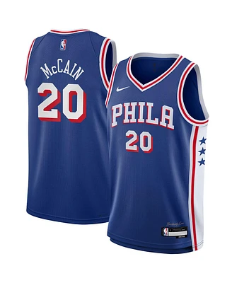Nike Big Boys and Girls Jared McCain Royal Philadelphia 76ers Swingman Jersey